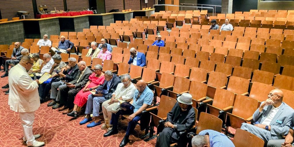Octogenarian Recognition Luncheon — luncheon gathering in auditorium