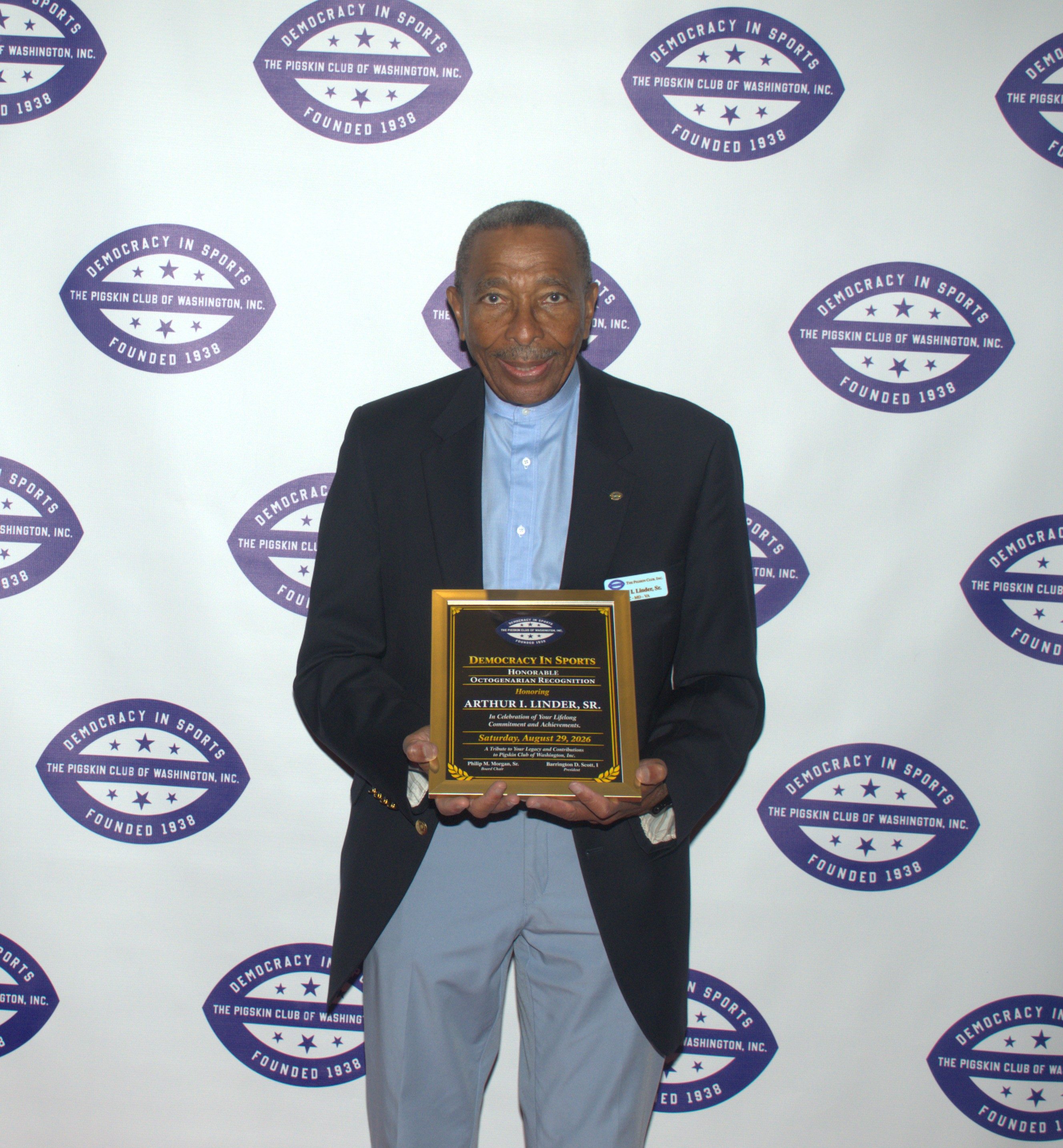 Octogenarian Recognition Luncheon — award presentation