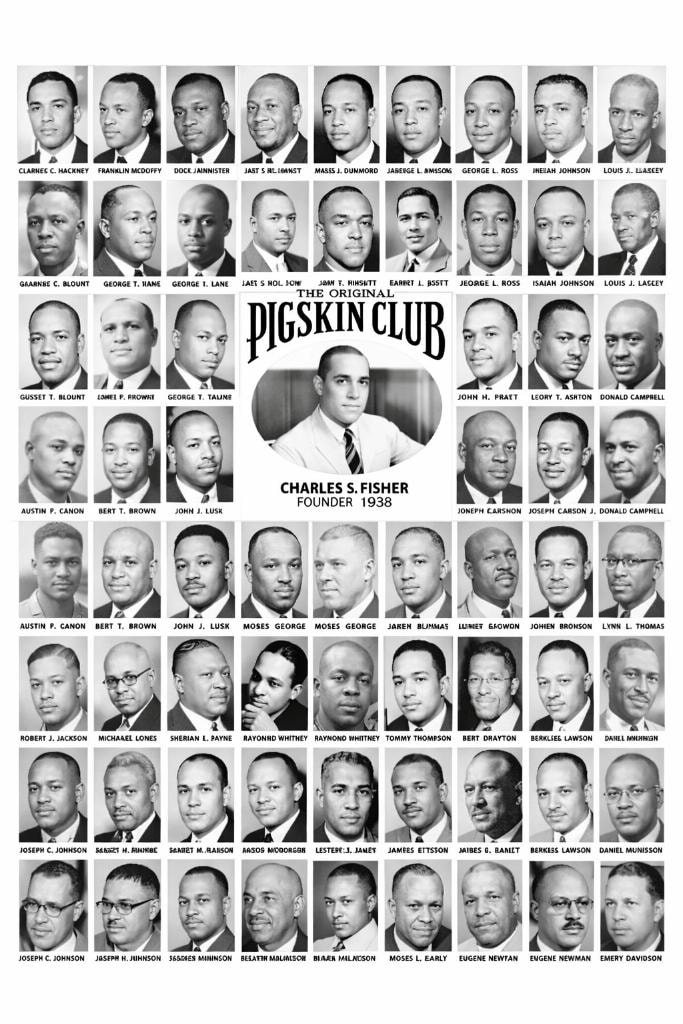 Pigskin Club of Washington founders collage